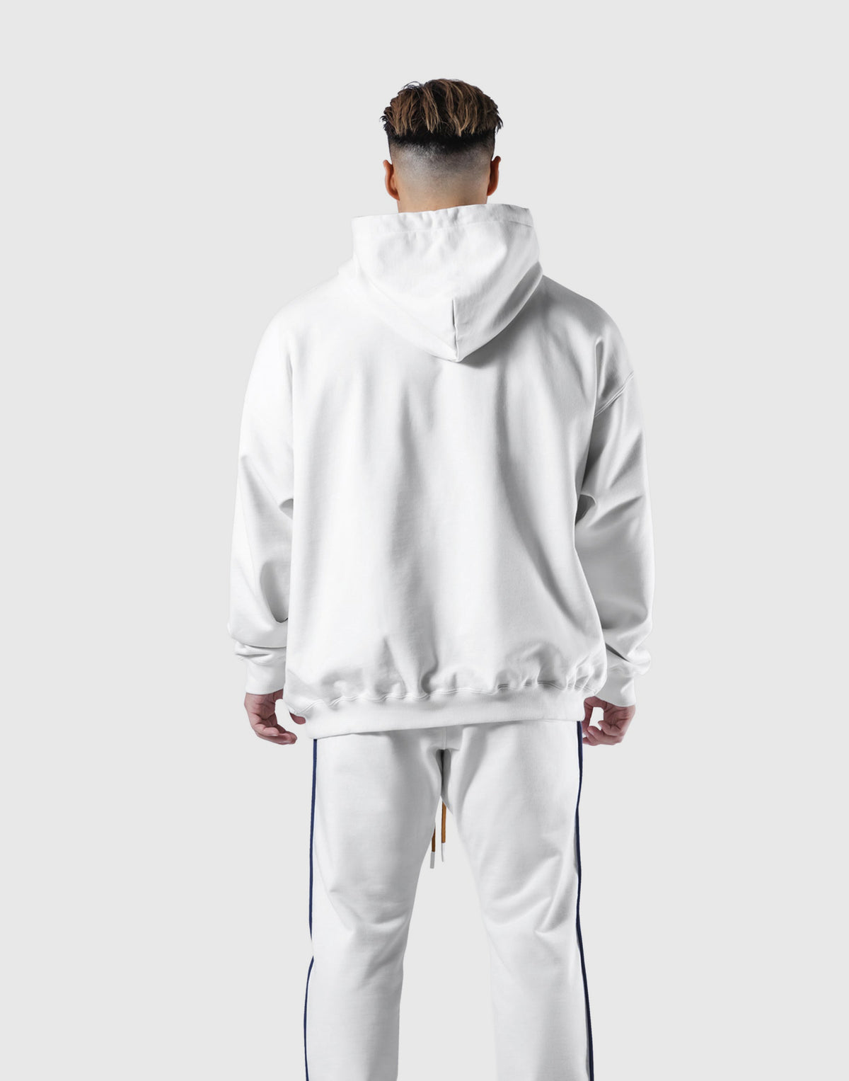 LÝFT CLUB Oversize Sweat Hoodie - Ivory