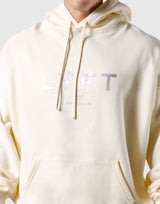 New Flag Oversize Sweat Hoodie - Ivory