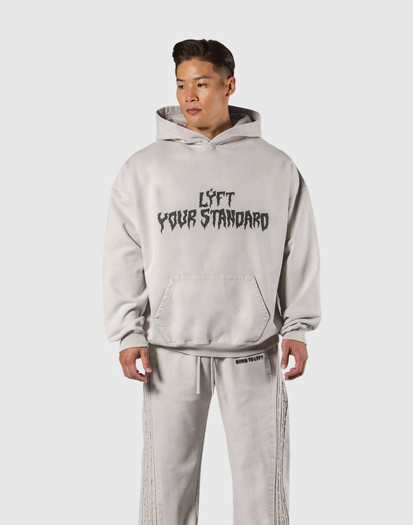 LÝFT Oversize Crew Neck Sweat - Grey