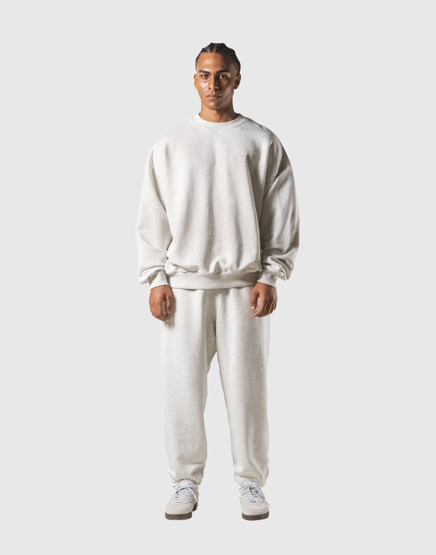 完売品LYFT VINTAGE セットアップ XL アイボリー One Point LÝFT Oversize Crewneck Sweat - Ivory