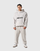 BTL Double Jacquard Knit Hoodie - Ivory