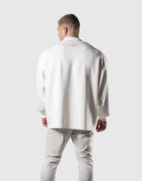 Oversize Mock Neck Pullover - Ivory