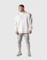 Oversize Mock Neck Pullover - Ivory