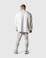 Oversize Mock Neck Pullover - Ivory