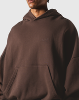 One Point LÝFT Oversize Sweat Hoodie - Brown