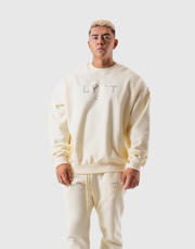 LÝFT Oversize Crew Neck Sweat - Ivory