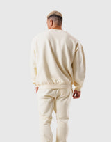LÝFT Oversize Crew Neck Sweat - Ivory