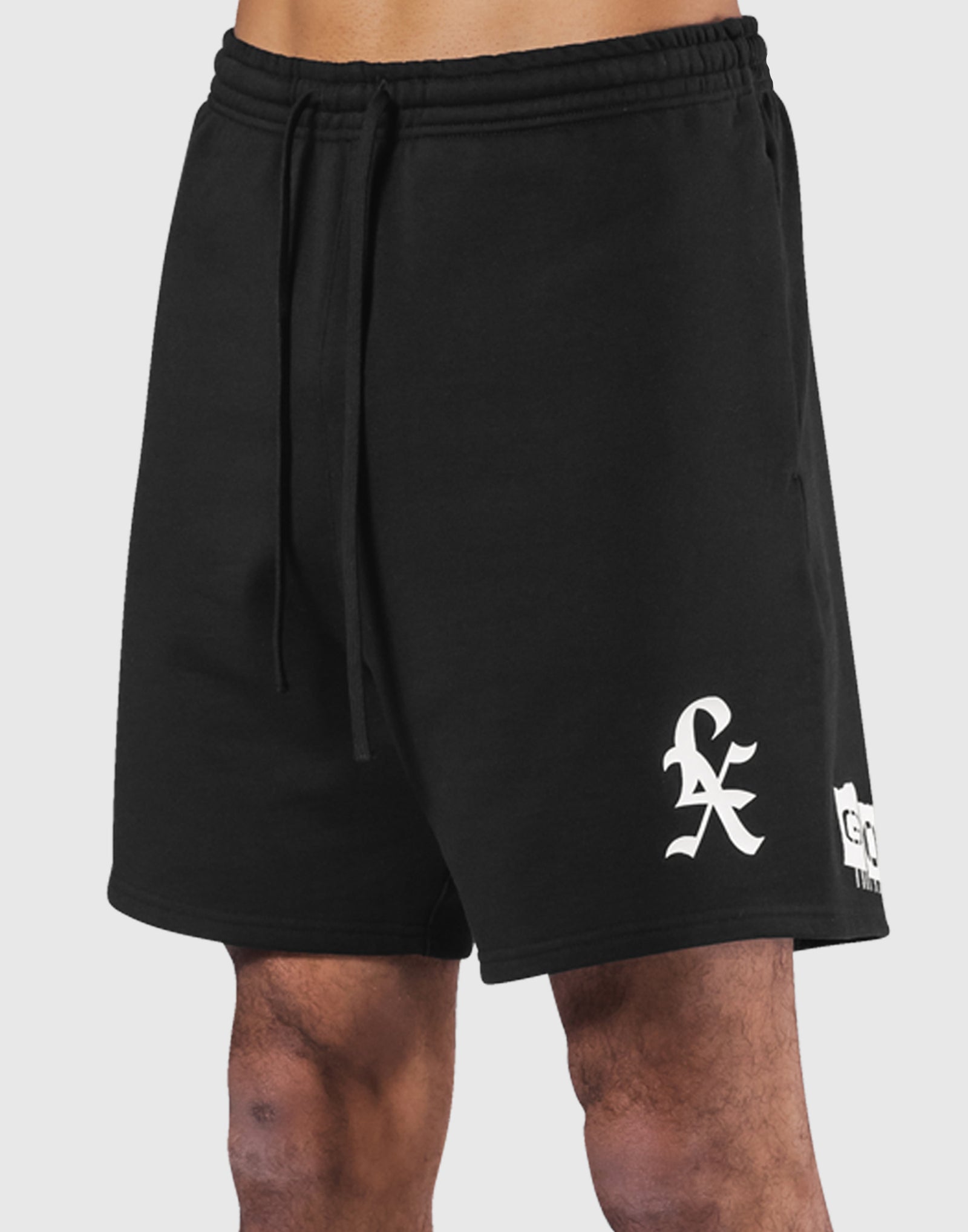 LÝFT × XXX Limited Sweat Shorts - Black
