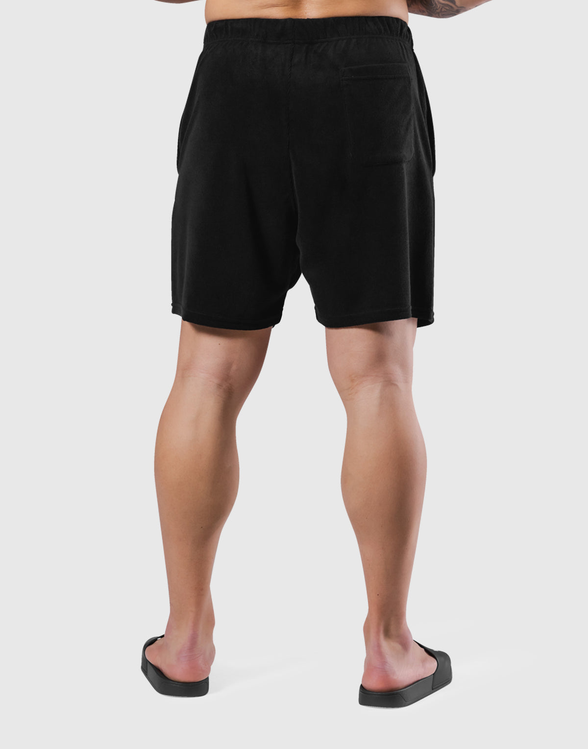 Delight Logo Pile Shorts - Black