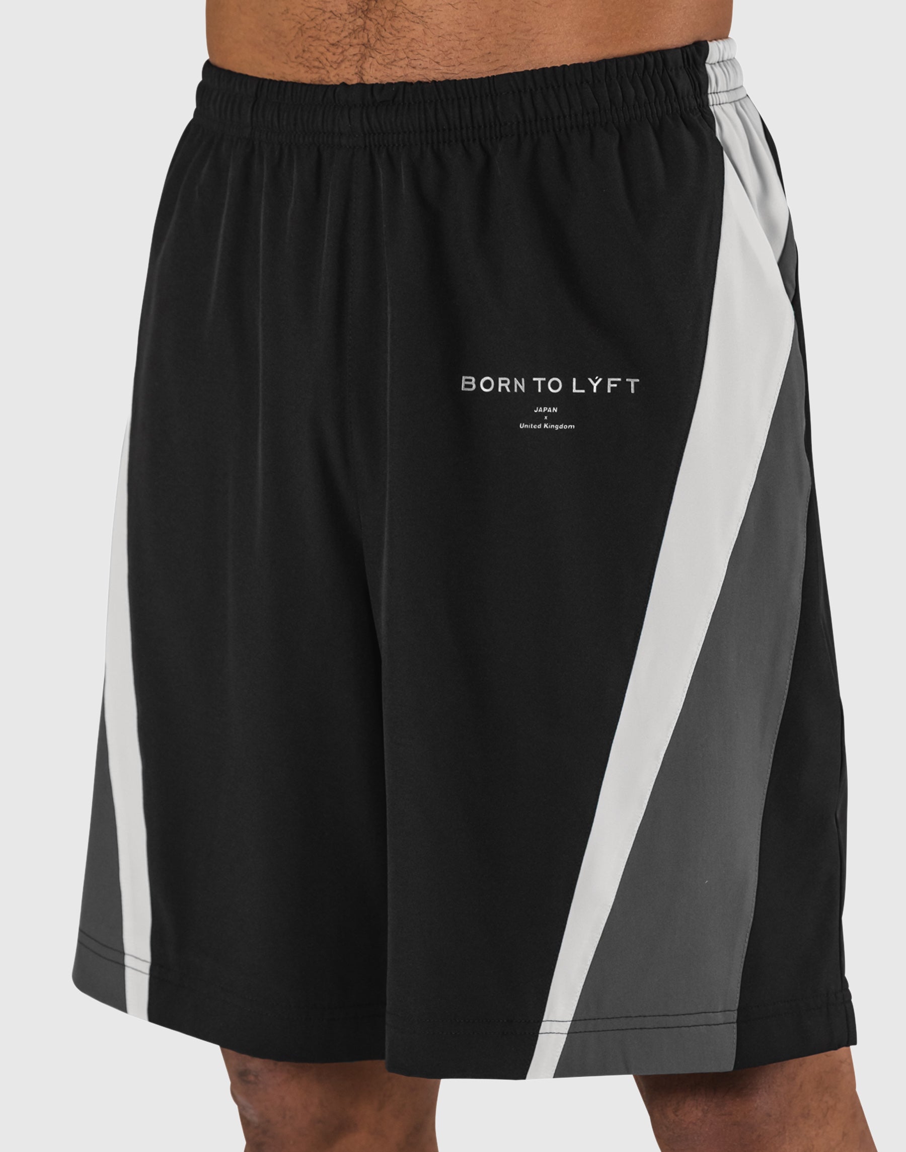 LYFT/リフト 2ラインワイドショーツV2 ブラック 2Line Wide Shorts V.2 - Black – LÝFT