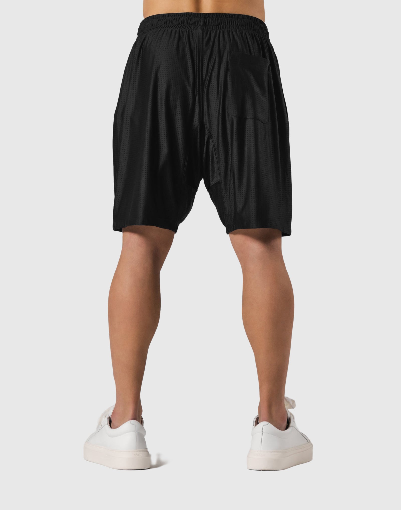 Script Logo Mesh Shorts - Black – LÝFT