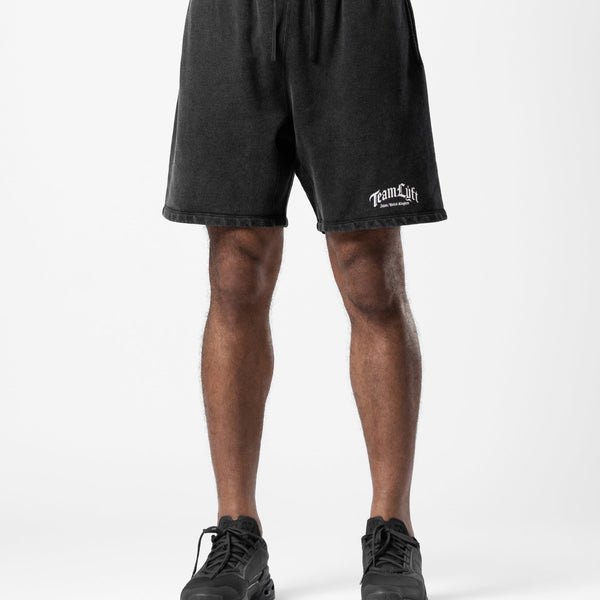 ARCH TEAM LÝFT LOGO VINTAGE SWEAT SHORTS Arch Team LÝFT Logo Vintage Sweat Shorts - Black