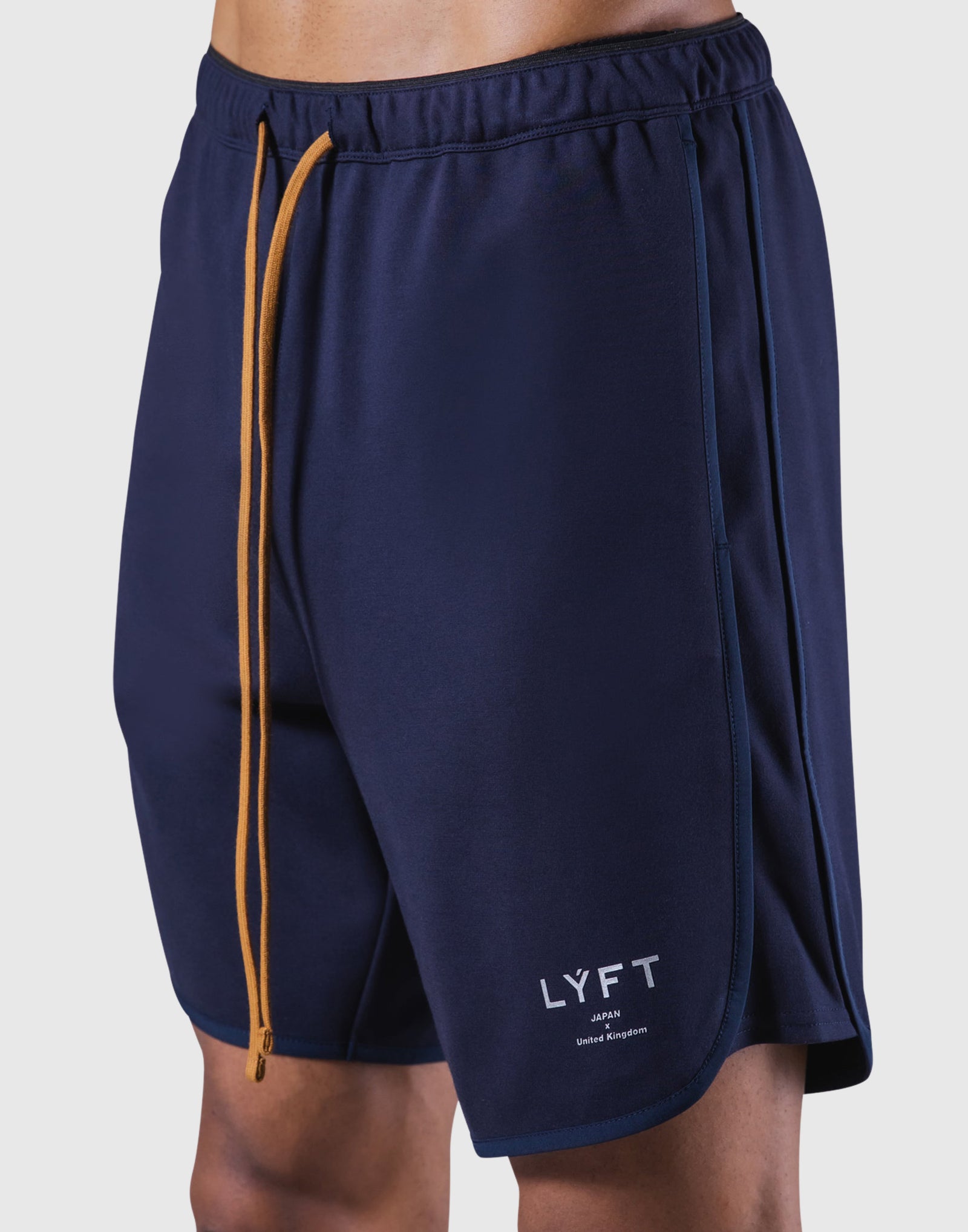 Stretch Seam Wide Shorts - Navy – LÝFT