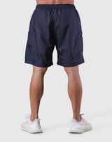 Side Pocket Nylon Shorts - Navy