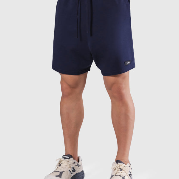 Logo Wappen Sweat Shorts - Navy – LÝFT