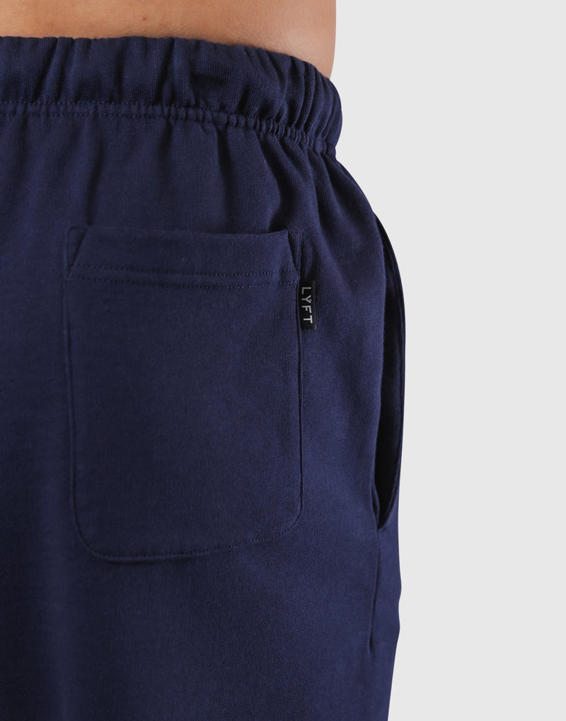 Logo Wappen Sweat Shorts - Navy – LÝFT