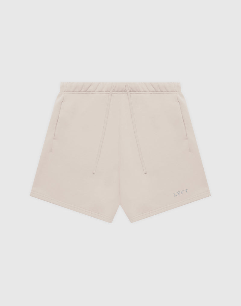LÝFT Logo Sweat Shorts - Beige