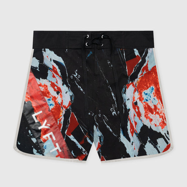 LÝFT Original Graphic Stage Shorts - Ryo Terashima Type - Red