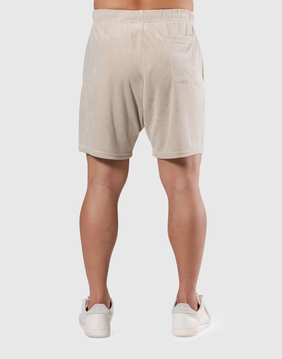 Delight Logo Pile Shorts - Ivory
