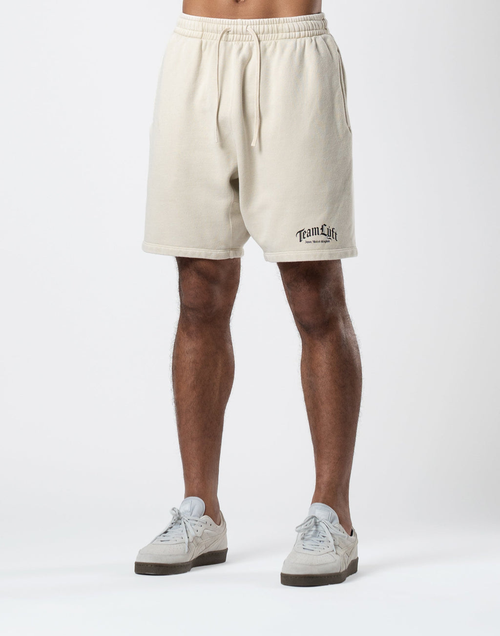 Arch Team LÝFT Logo Vintage Sweat Shorts - Ivory