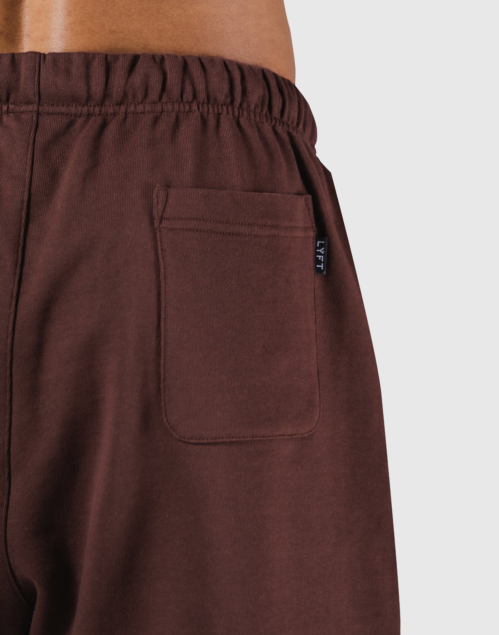 Logo Wappen Sweat Shorts - Brown – LÝFT