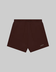 LÝFT Logo Sweat Shorts - Brown