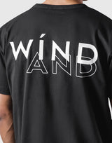 LÝFT × WIND AND SEA Standard T-Shirt - Black