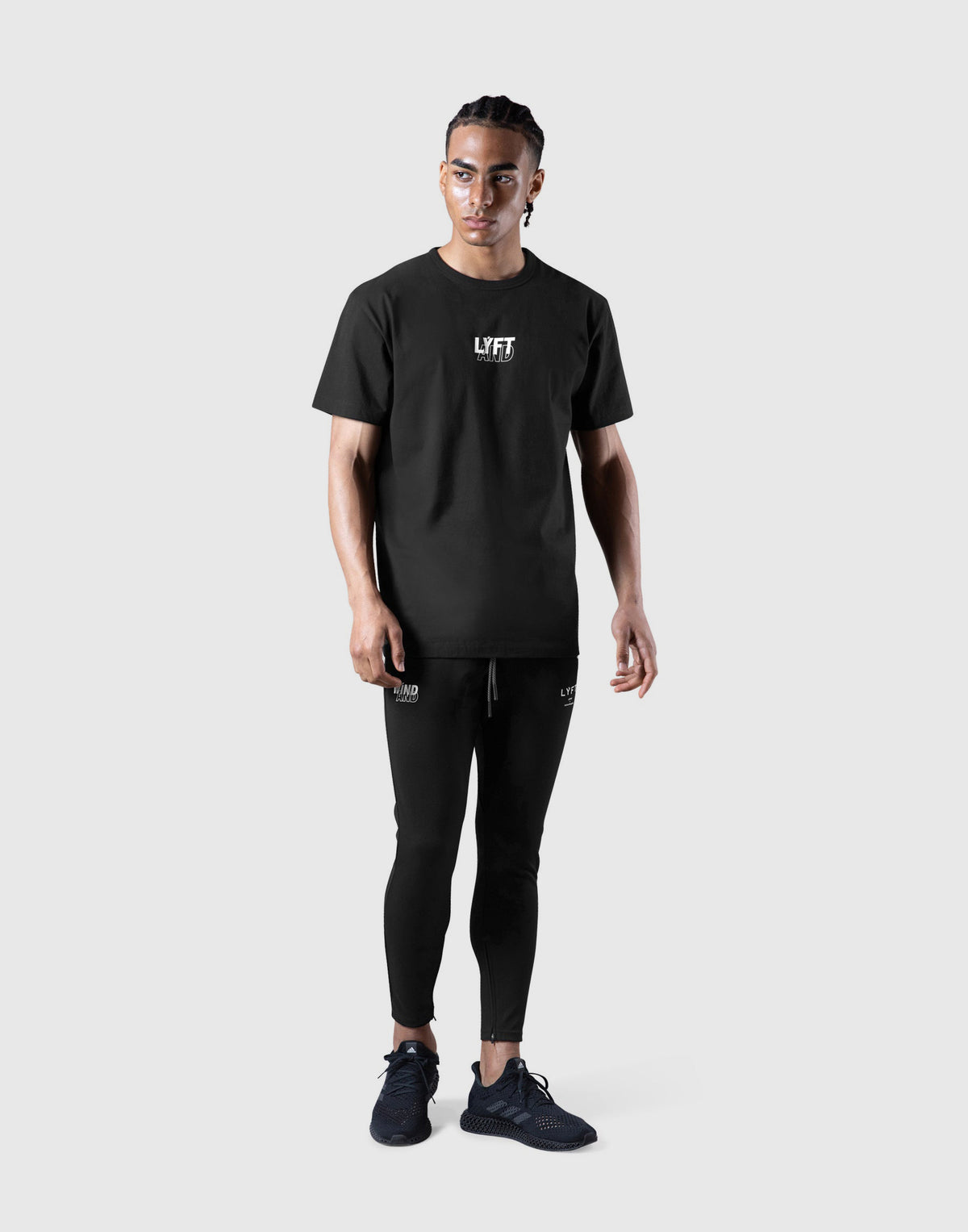 LÝFT × WIND AND SEA Standard T-Shirt - Black