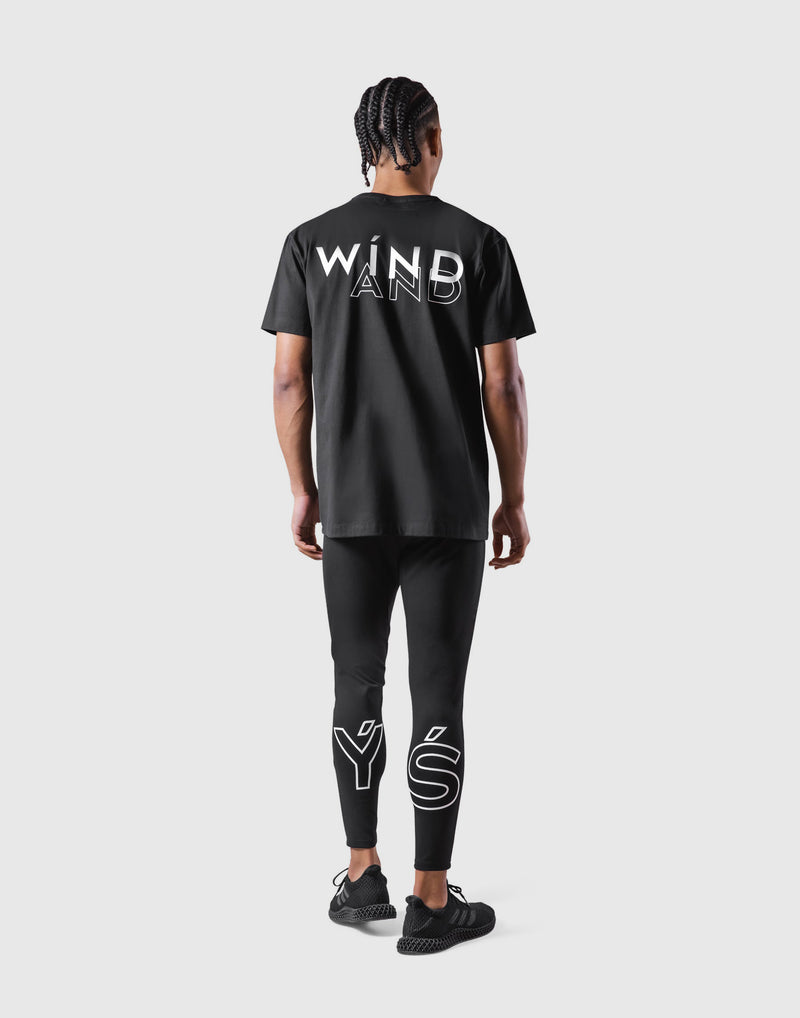 LÝFT × WIND AND SEA Standard T-Shirt - Black