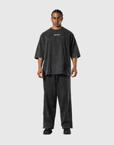 Vintage Original Pattern Extra Big T-Shirt - Black