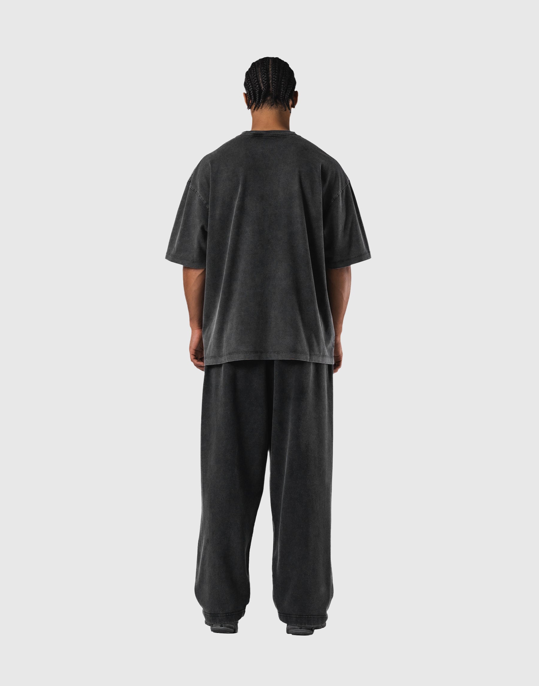 One Point LÝFT Logo Vintage Big T-Shirt - Black