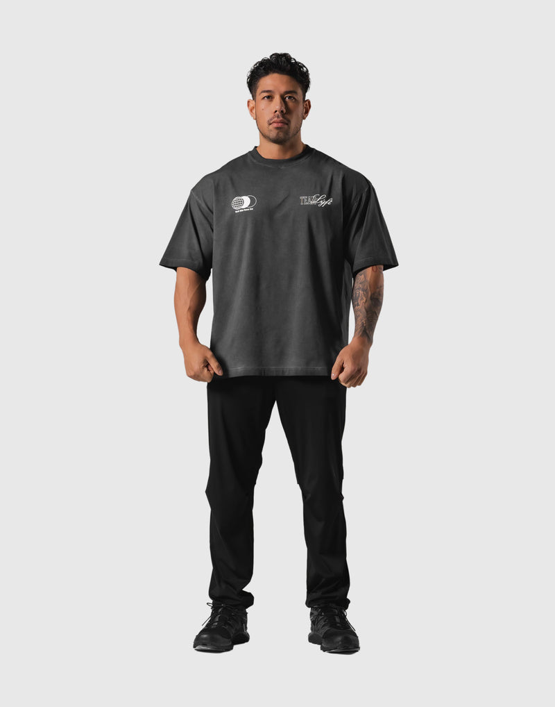 Extend Cotton Team LÝFT Graphic Big T-Shirt - Black