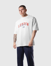 Vintage London Logo Big T-Shirt - White