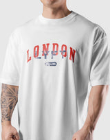 Vintage London Logo Big T-Shirt - White