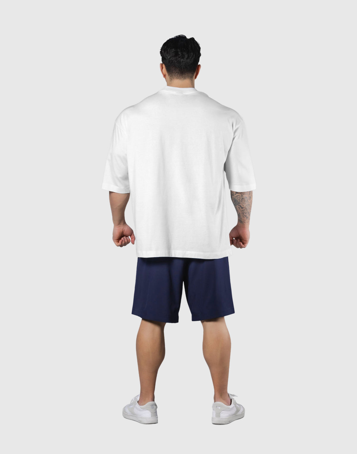 LÝFT Athletic Logo Extra Big T-Shirt - White
