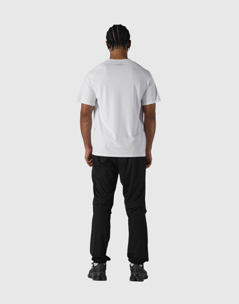 LÝFT Athletic Mesh Raglan Sleeve T-Shirt - White