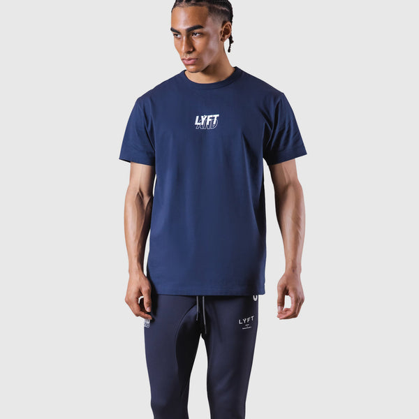 LÝFT × WIND AND SEA Standard T-Shirt - Navy