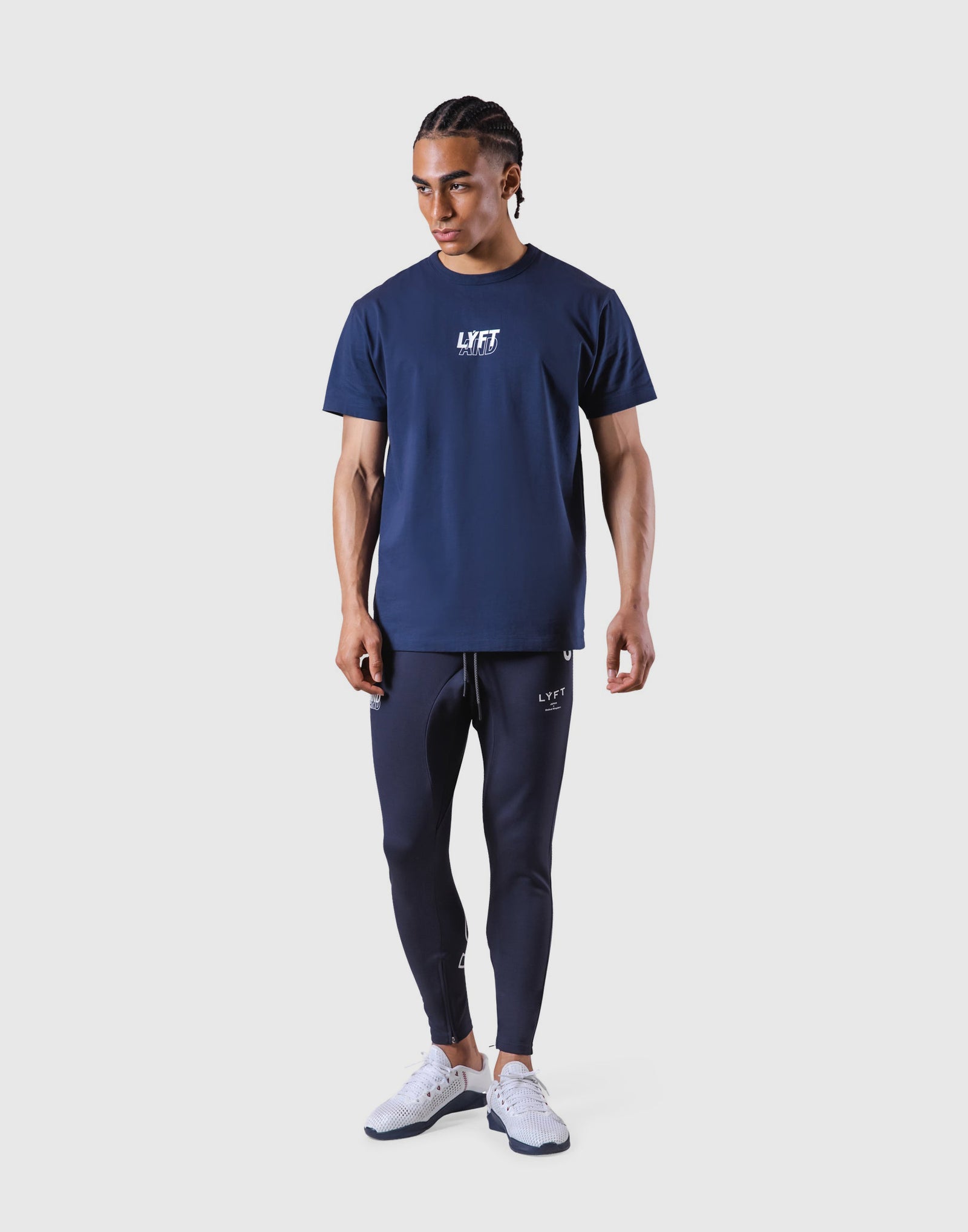 LÝFT × WIND AND SEA Standard T-Shirt - Navy