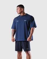 LÝFT x EVERLAST x SUNG Big T-Shirt - Navy