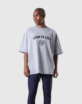 College Logo Big T-Shirt - Grey