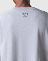 College Logo Big T-Shirt - Grey