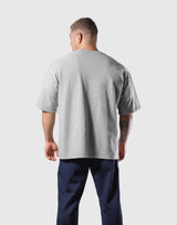 Vintage London Logo Big T-Shirt - Grey