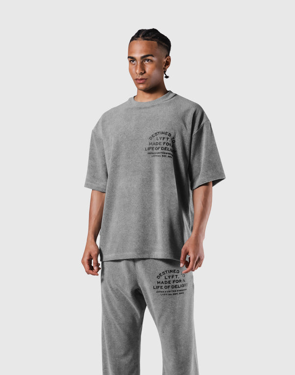 Delight Logo Pile Big T-Shirt - Grey – LÝFT