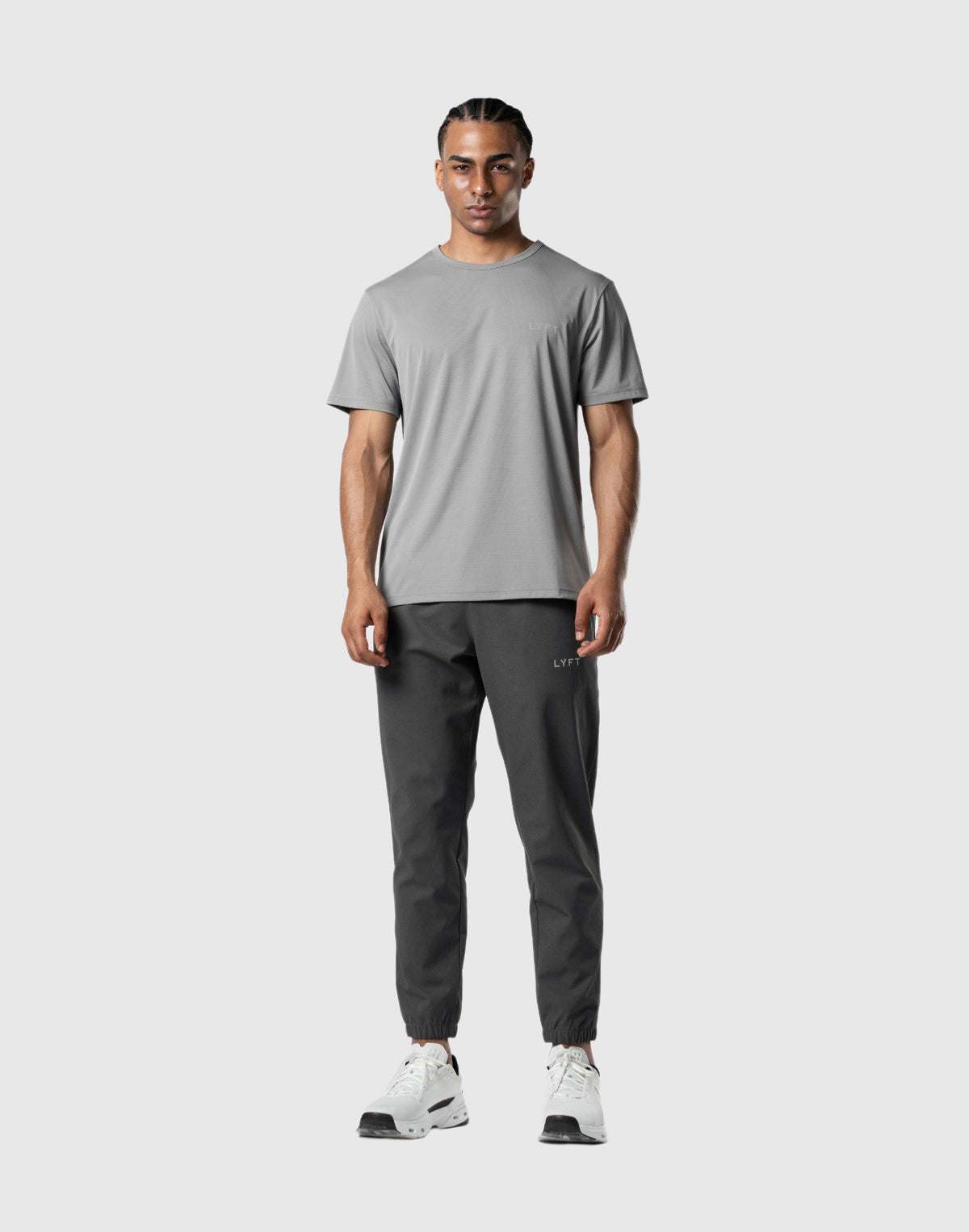Reflector LÝFT Logo Slim T-Shirt - Grey