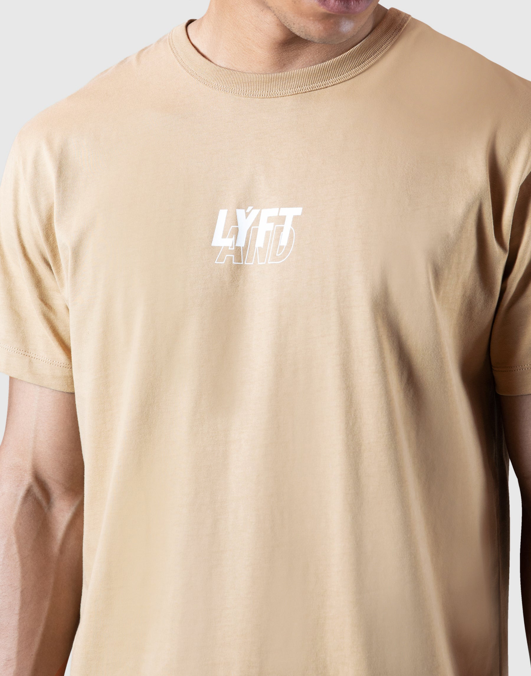 LÝFT × WIND AND SEA Standard T-Shirt - Beige
