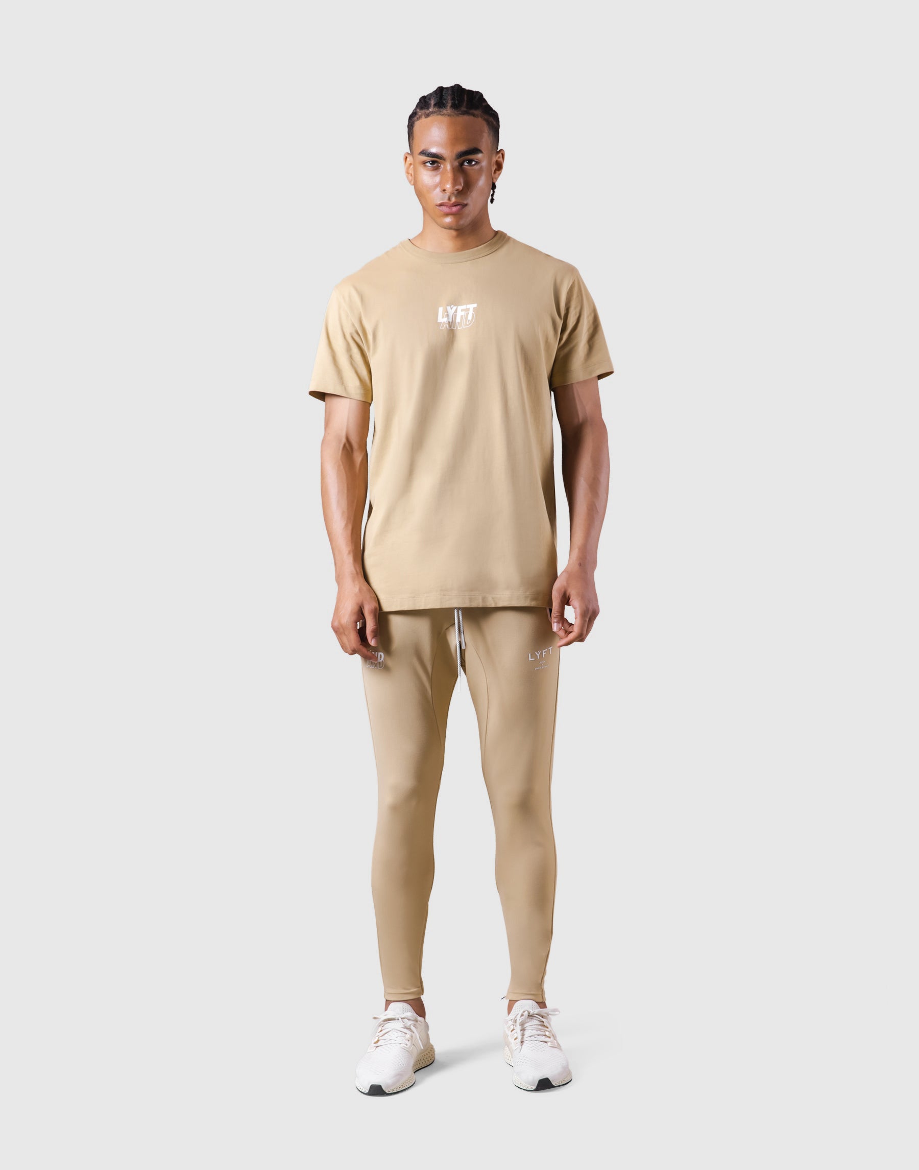 LÝFT × WIND AND SEA Standard T-Shirt - Beige