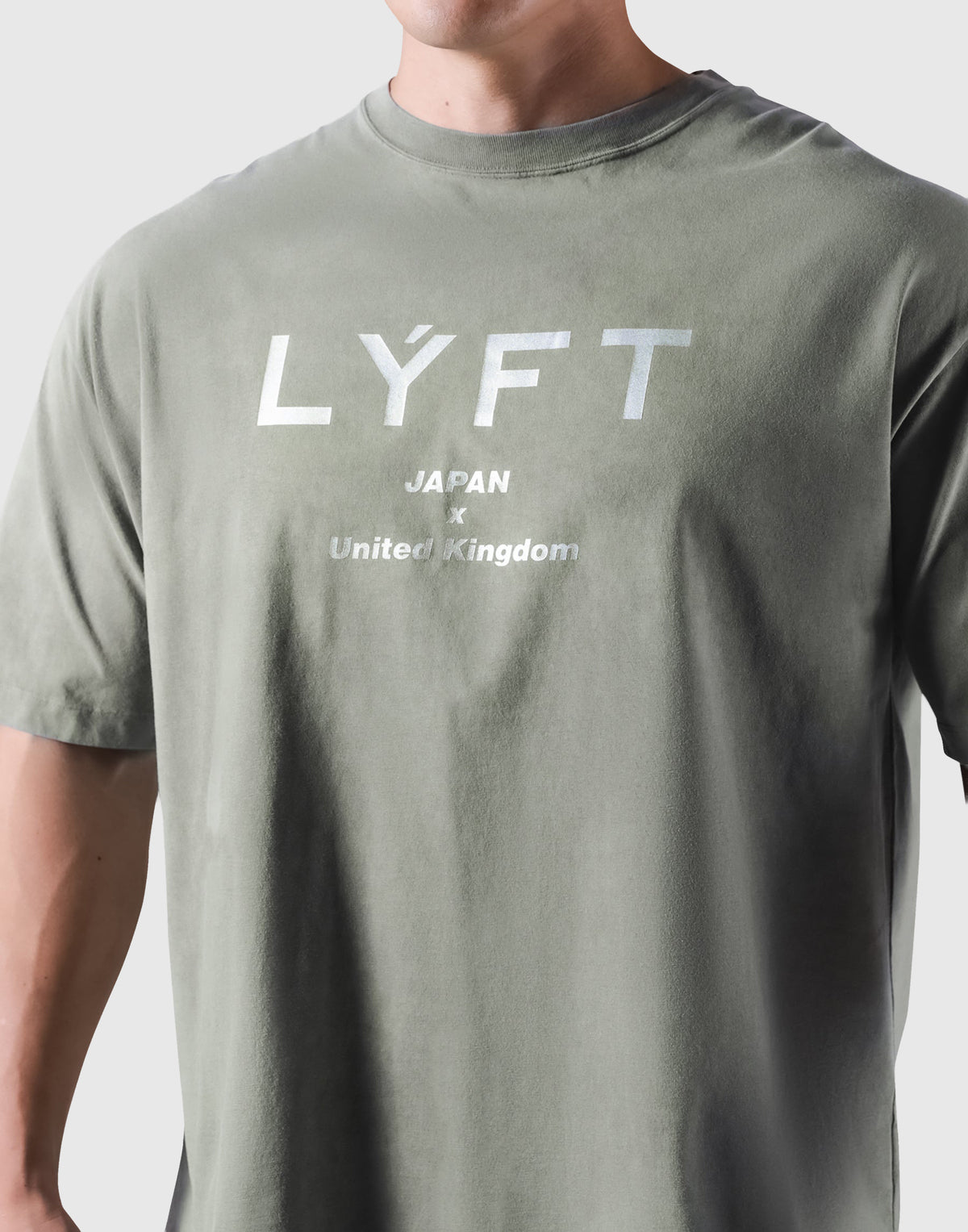 LÝFT Vintage Big T-Shirt - Olive