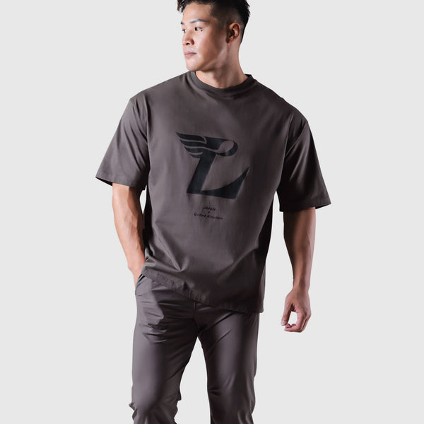Wing L Logo Big T-Shirt - D.Grey – LÝFT