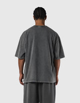 One Point LÝFT Logo Vintage Big T-Shirt - D.Grey