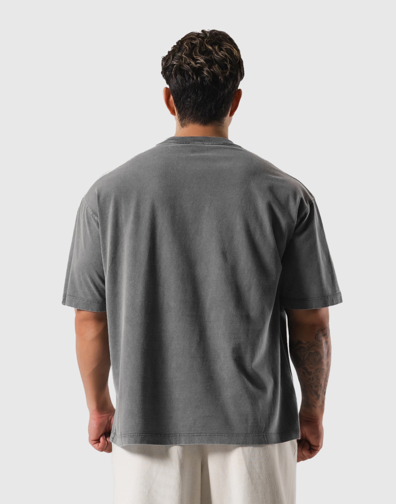 Eagle Graphic Vintage Big T-Shirt - D.Grey – LÝFT